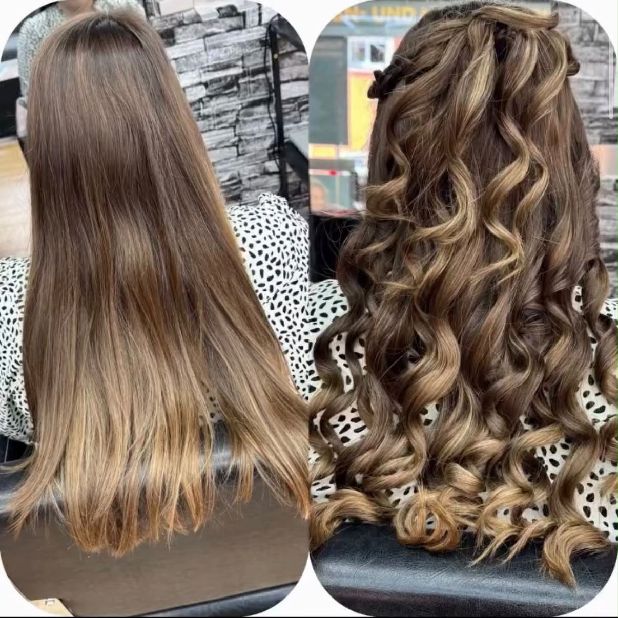 Vorher & Nachher — Locken